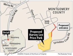 Proposed Harvey Lee Price Park